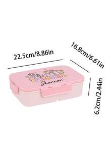 1 szt. Dostosowana nazwa: Lunch Box podróżny, Pokryty pojemnik bento, Szczelna torba na lunch, Przenośny stojak na śniadanie, Spersonalizowana zastawa stołowa DIY, Akcesoria kuchenne i jadalne na kempingu, Spersonalizowany wzór dla nauczyciela, Prezent dla nauczyciela, Codzienne użytkowanie, Festiwale, Powrót do szkoły, Wakacje, Studenci, Codzienne przechowywanie, Spersonalizowane pudełko na prezent, Nadaje się na wesela, podróże i powrót do szkoły - Wielokolorowe - Zobacz 7
