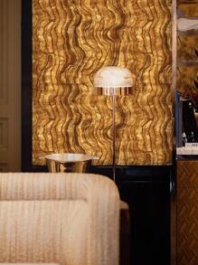 1 Roll 1m/3m/5m Retro Gold Wood Grain Decorative Wall Paper, Self-Adhesive Removable Vinyl Contact Paper For DIY Home Decor, Room Background, Bedroom, Kitchen, Living Room, Bathroom, Cabinet, Furniture Refurbish Wallpaper Wall Stickers Room Decor Wall Decor Living Room Decor