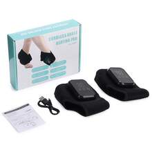 Hailicare Foot And Ankle Heating Pads, 3-Speed Hot Compress Vibration Ankle Protection, LCD Screen, USB Charging, Comfortable Design And Portability, Christmas Gift, Suitable For Giving To Parents - Black - View 14