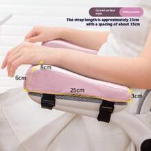 1pc Upgraded Office Chair Comfort Accessory, Memory Foam Armrest Pad, Removable And Washable Computer/Gaming Chair Armrest Sleeve, Elbow Support To Relieve Arm Pressure, Black, Grey, Pink, Essential Office Supply, School Supplies, Back To School