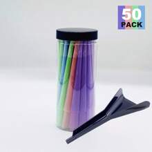 200/100/50/30 Stück Regenbogen Großformat Fertig-Cones Set - 110mm natürliche ungebleichte Drehpapiere mit Filtern, Verpackungsröhren & Trichter, ultraduenn & langsam brennende Trompetenrohr Drehpapiere | Buntes Rauchen Zubehör Set, Urlaubsgeschenke