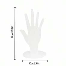 Acrylic Ring Display Stand, Multi-Type Ceramic White Jewelry Organizer Holder For Rings, Tabletop Display - Multicolor - View 15