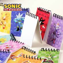 12PCs Sega Officially Licensed Cyberpunk Style IP Co-Branded Coil Notebook Writing Paper Double Coil Tear-Resistant Design 180° Flat Spread Function Class Notes Game-Themed Handbook Comic Con Peripheral Collection Burning Hot Blood Memories Fan Faith Recharge Portable Size Comic Control Carnival Must-Have June 1 Graduation Season Creative Gift - CHY-sNC-12pcs - View 6