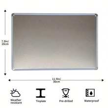 [1pc Schmidt Beer Vintage Sign] Schmidt Beer 1pc Vintage Metal Metal Tin Sign 12"X8" | UV Printed Retro Wall Art With Leaping Fish Design, Rustic Indoor/Outdoor Decor For Home, Bar, Cafe, Office | Durable Weather-Resistant, No Electricity Needed, Metal Wall Decor, Cafe Decoration, Weatherresistant Sign - Vintage - View 9