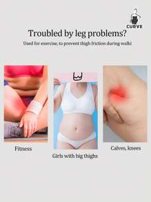 10/20 Peças Remendo Não Tecido em Forma de V para Coxa, Remendo Invisível e Sem Costura Anti-Atrito para Legging da Coxa