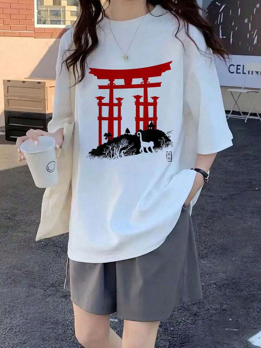 Women T-Shirts - 白色 - 查看 1