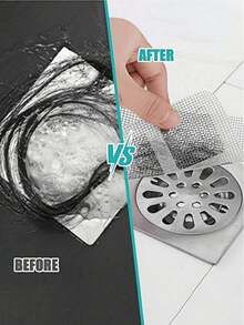 50pcs/30pcs/10pcs/3pcs Drainage Filter Cover For Hair Plugs, Disposable Shower Drainage Hair Catcher, Disposable Shower Hair Catcher, Floor Sink Filter Mesh Sticker, Hair Plugs For Bathroom Bathtubs, Bathroom Accessories, Kitchen, Bathroom, Household, Household Items(Wipe Dry Before Use To Prevent Detachment),Disposable Drain Clog Preventer (Recommended To Replace Every 2-3 Days) , (Watch Video Before Use) Disposable Shower And Bathtub Hair Catcher, Easy To Install Drain Filter Sticker, Kitchen, Sink And Laundry Room Disposable Drain Cover, Effectively Blocks Hair And Pest - 白色 - 查看 11