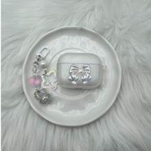 Transparent Bow-Knot Earphone Case Compatible With IPhone Earphones 1/2 Gen, New Wireless Earphone Protective Cover For 3/Pro/Pro2, Boyfriend/Girlfriend Gift