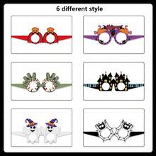 6/12pcs/Set Perlengkapan Pesta Halloween Kacamata, Perlengkapan Kostum Seru Bertema Halloween - MultiWarna - View 4