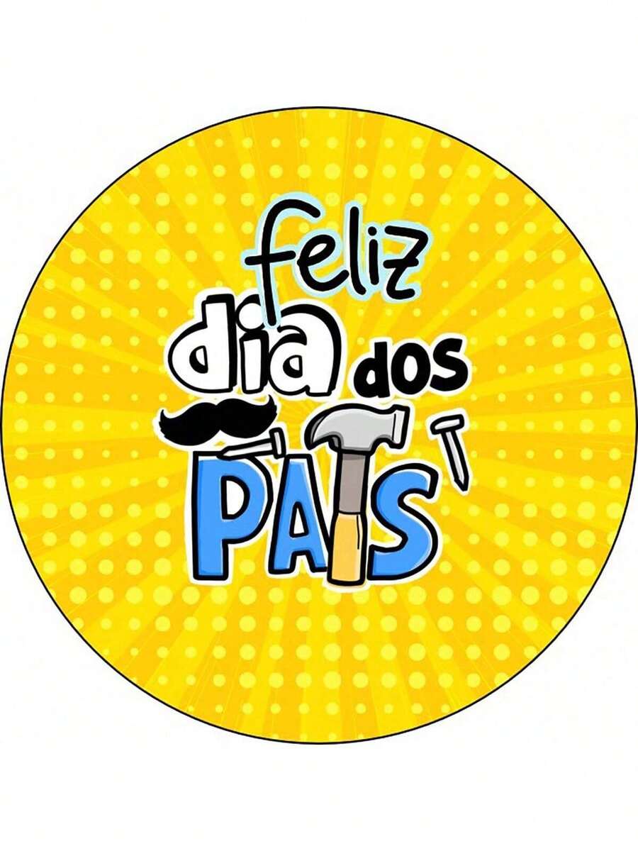 Round Party Panel With Elastic 1.50m Father's Day - PAI063 - View 1