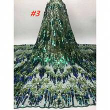 African Net Lace Fabric French Sequins Lace With Sequins 2025 High Quality Nigerian Tulle Lace Fabrics For Women Luxury Dresses Sewing