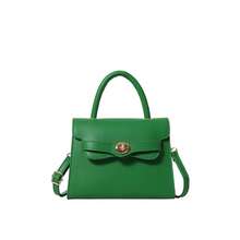 Bolso de mano Birkin de alta gama vintage para mujer, nueva moda veraniega 2025, bolso de hombro de diseño exclusivo para mujer - Verde - Ver 6