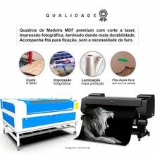 Kit 3 Decorative Mandala Frames - Laser Cut - Multicolor - View 4