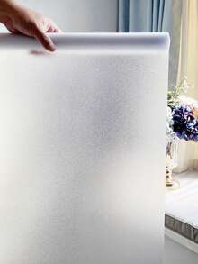 1 卷乙烯基隐私窗膜，磨砂静电贴膜，适用于浴室、家居装饰、防紫外线、热控制、防眩光、防碎、多种尺寸、易于安装、非粘性、现代设计 - 彩色 - 查看 6