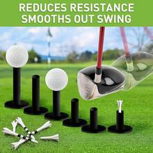 FINGER TEN Golf Rubber Tees Driving Range 3 Inch 1.5'' 2.25'' 2.75'' 3.13'' Tee Holder For Mat 1.5'' 2'' With Plastic Tees Indoor Outdoor Use - Multicolor - View 5