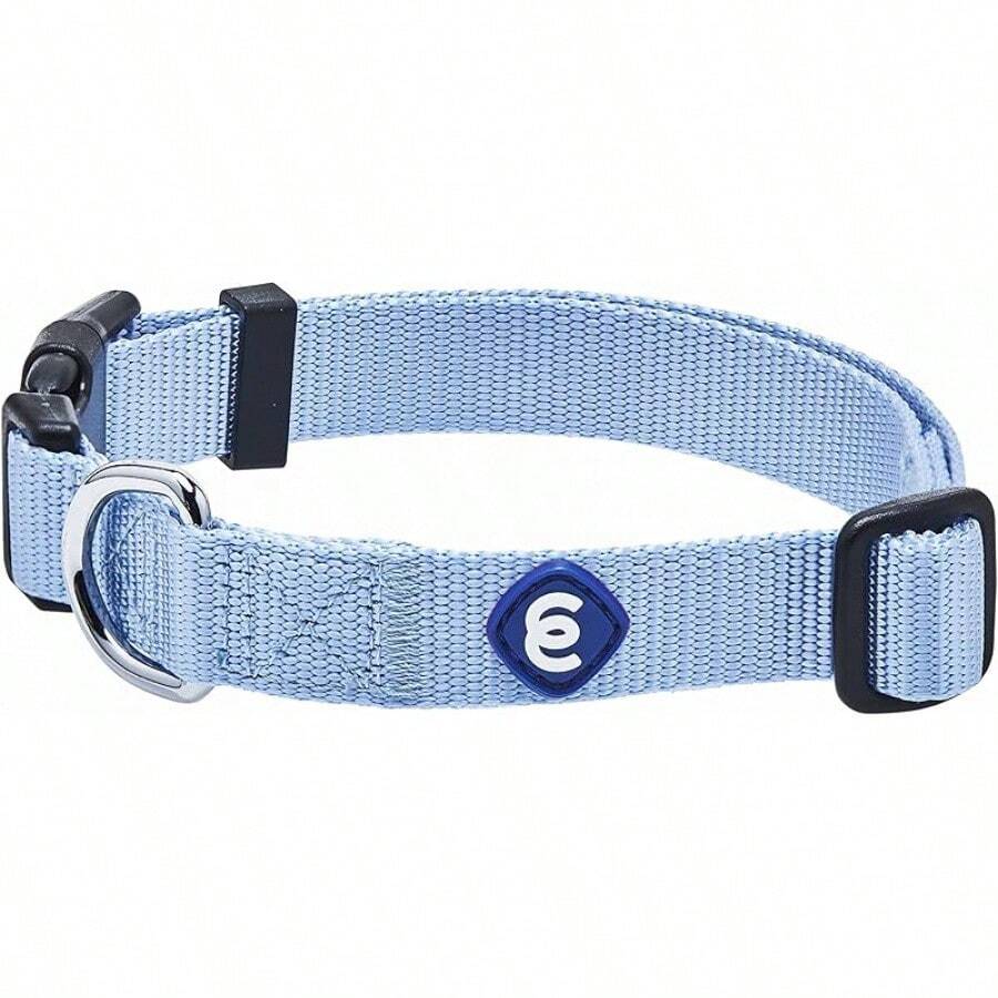 Pet Basic Dog Collars - Chambray Blue - View 1