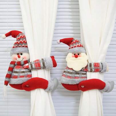 Fivela criativa para cortinas de Natal, decoração de boneca de tecido com desenho animado, decoração para hotéis e restaurantes, cadeado para bonecas, peça para pendurar janelas, item doméstico, decoração para casa, decoração de Halloween, decoração de outono, decoração de quarto, decorações de Halloween, decoração de Halloween