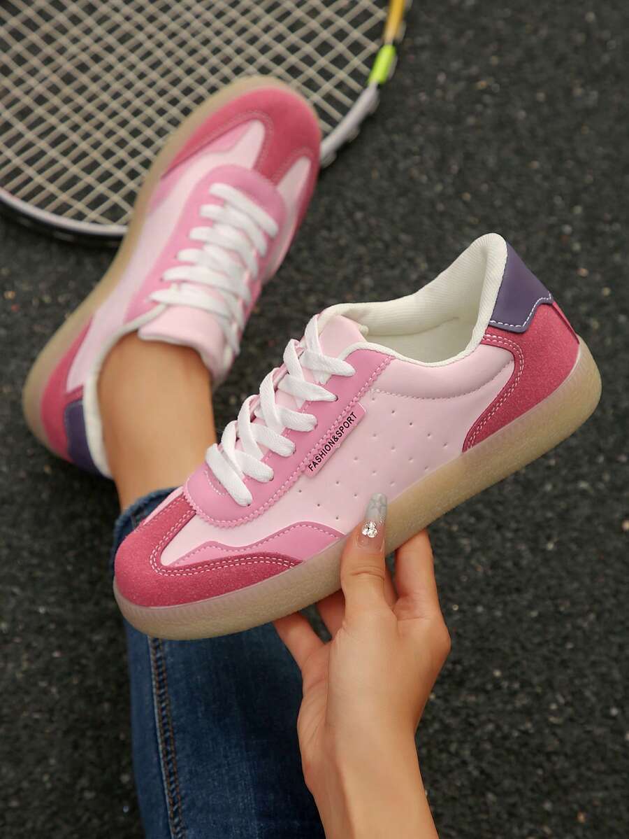 2025 Spring/Autumn New Women's Comfortable Shoes, Versatile Fashionable Bestseller - 粉色 - 查看 1