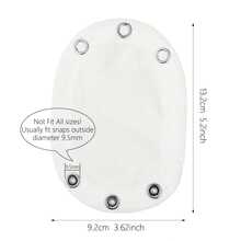 1pc/2pcs/3pcs/4pcs/5pcs Kids Romper Extender, Baby Bodysuit Extension Pads, For Continuing Use Of Undersized Rompers And Bodysuits - White - View 4