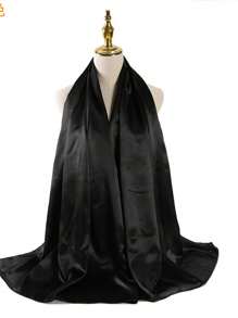 1pc Fashion Women Shawl, Extra Long Bridal Wrap For Wedding Party, All Seasons For Dress - A - View 19