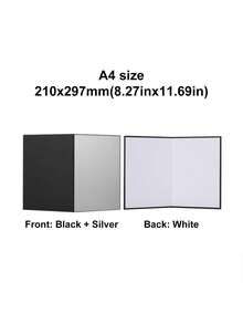 Reflective Board A4 30CM/60CM 2-In-1 3-In-1Gold Silver Mini Portable Photography Reflector, Foldable Outdoor Shooting Light Filling Panel Portrait Shooting, Photography Fill Light Reflector, Portable And Foldable, Selfie Outdoor Shooting Props
