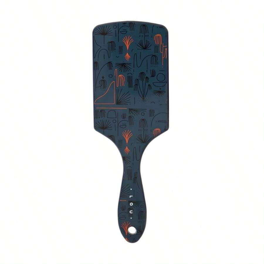 Tru X Hola Lou Collab Ouchl® Detangling Printed Paddle Brush Blue 1 CT