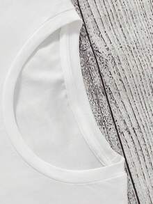 Cartoon Graphic Print Women's T-Shirts - Vintage Design, Spring And Summer Casual Crew Neck T-Shirt Tops, Machine Washable, Travel Wear - 白色 - 查看 3