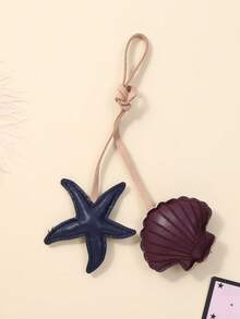 全新彩色海星皮革包饰 海星贝壳包配件钥匙扣吊坠 沙滩包夏季配饰 度假 - 彩色 - 查看 18