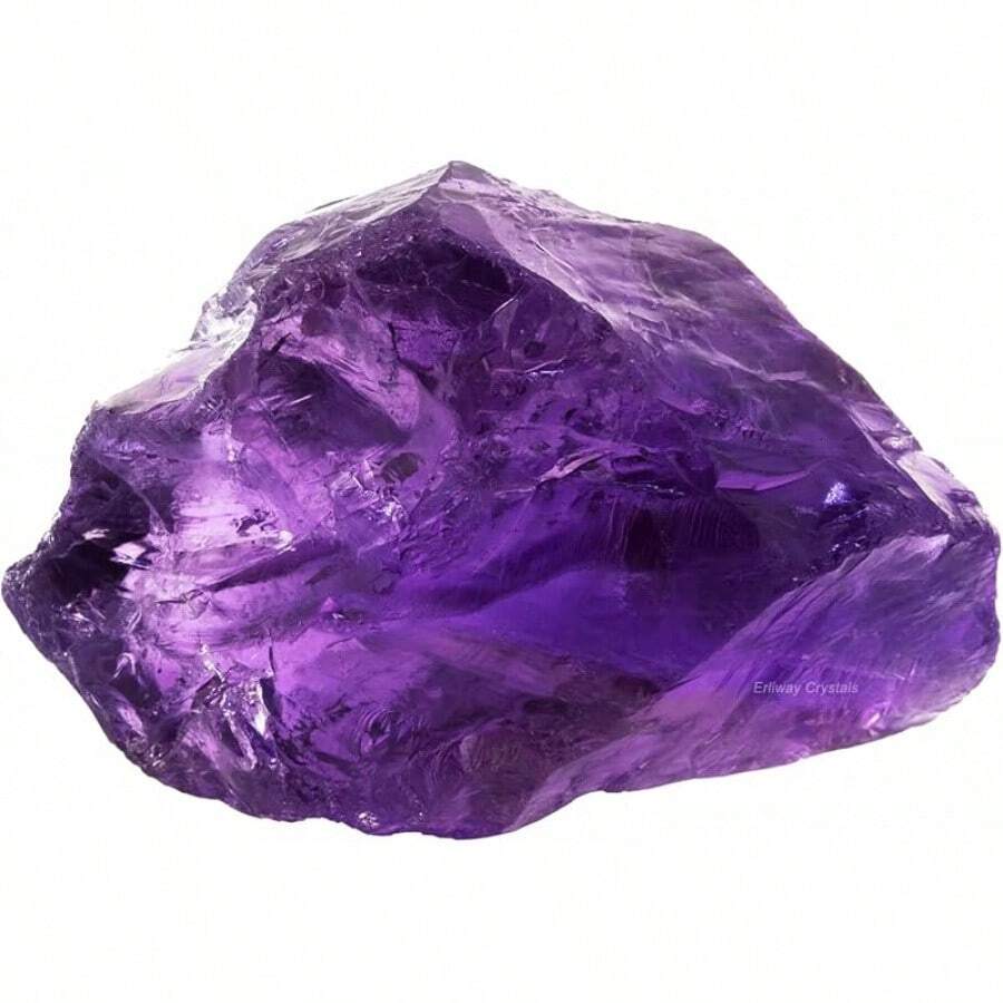 Black Friday1Clear Quartz Raw Crystals, Large 1.25-2.0" Healing Crystals Natural Rough Stones Crystal For Tumbling, Cabbing, Fountain Rocks, Decoration, Polishing, Wire Wrapping, Wicca & Reiki - 深紫水晶 - 查看 1