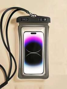 防水袋通用IPX8防水手机袋气囊防水手机袋游泳水下防水手机壳沙滩手机干燥袋适用于智能手机 - 彩色 - 查看 16