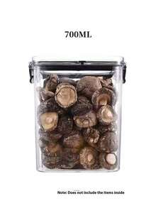 1 lọ đựng kín 460ML-1800ML, hộp đựng thực phẩm gia đình, hộp đựng hạt, ngũ cốc và đồ ăn nhẹ cho nhà bếp, tủ lạnh - Trong sáng - Xem 17