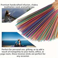 200/80/40/20 Mixed Fragrance Incense Sticks - Lavender, Sage, Rose, Cherry Blossom, Lemongrass, Jasmine, Sandalwood, Dragon's Blood, Eucalyptus, Vanilla - Assorted Size, Wholesale Bulk, Suitable For Home And Outdoor Use, Holiday Aroma | Decorative Incense | Fragrance Incense Sticks, Ideal For Home - 隨機混裝 - 查看 6