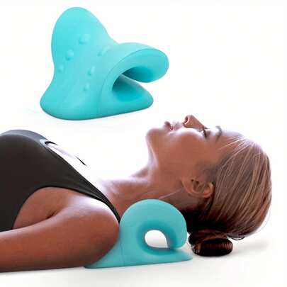 Nackenstrecker zur Entlastung des Nackens, Nacken und Schulter Relaxer, Cloudy Neck, Nackentraktionsgerät - Kissen zur Entspannung der Nackenmuskulatur, Neck Stretcher