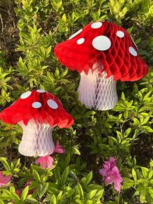 1pc Mushroom Decorations, Mushroom Shaped Tissue Ball