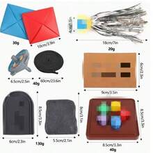 Set de 6 piezas del juego tradicional coreano Gonggi de piedra, inspirado en el tradicional juego de lanzamiento, potenciador de habilidades de concentración con dados vintage y trompos, colección de ASMR para aliviar el estrés (no oficial)