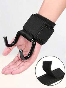 1 Cặp móc đeo cổ tay dày dặn, móc nâng tạ unisex kèm dây đeo hỗ trợ cổ tay, băng quấn cổ tay bằng neoprene dày 8mm, thích hợp cho tập luyện sức mạnh và tập xà đơn. - Nhiều màu - Xem 10
