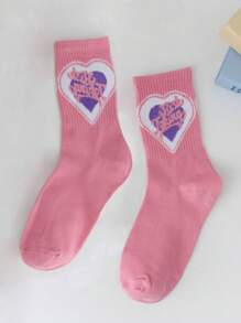 1/3/5 Pairs Solid Color Versatile Socks,Stockings, Breathable, Comfortable, Absorbent Short Socks Suitable For Daily Wear, Sports, Office, Casual Style, All Seasons Valentines
