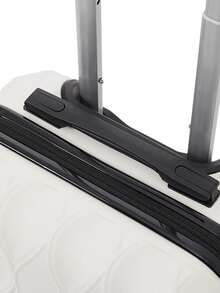 Living And Home 20-Inch ABS Hardshell Suitcase (35*20*58cm) - Scratch-Resistant With Combination Lock - White 35cm W x 20cm D x 58cm H - 查看 7