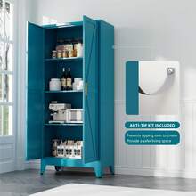 Storage Cabinets - Blue - View 3