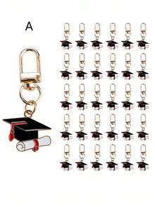 30 pièces Classic Vintage Cadeaux de remise des diplômes Mortier-planchette Matériel en alliage Attache homard/porte-clés créative, Convient pour les cadeaux de juillet Retour à l'école, Faveurs de fête de remise des diplômes, Décoration de sac, Porte-clés de téléphone/voiture, Cadeaux de la Fête des enseignants de septembre, Cadeaux pour amis, élèves, enseignants et camarades de classe