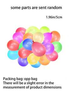 666 个水球快速填充套装，夏季泼水趣味水上派对游戏，家庭户外泳池水上玩具，户外户外水上玩具，朋友，夏日乐趣，泳池，生日派对，泳池日，生日气球 - 彩色 - 查看 3