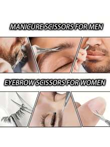 Nożyczki do skórek, wysokiej jakości rosyjskie cążki do skórek z przodu ze stali nierdzewnej, bardzo cienkie, zakrzywione nożyczki do brwi, profesjonalne, ultraostre, precyzyjne, spiczaste nożyczki do przycinania skórek, ergonomiczny kształt antypoślizgowy, ostre, spiczaste, cienkie ostrze do pielęgnacji skórek, do paznokci, rzęs, brwi, suchej skóry - nożyczki do manicure, mikronożyczki, prezenty dla rodziny, przyjaciół, ukochanych, na powrót do szkoły, Halloween, Boże Narodzenie