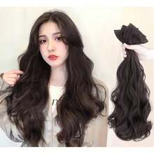 LYSW 3片装波浪卷发夹式接发片，统一款式，长款假发片，卷发蓬松接发片，隐形马尾夹式接发片，大波浪卷发接发片 HA2722，发爪夹，发爪，发夹，发卡，发夹，学生用品，发饰，头部饰品，女士发饰，发卡 - 彩色 - 查看 10