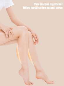 TSLBNRIO 女士硅胶自粘式臀垫、臀部垫、小腿垫、隐形无缝塑身器、臀部增强器、大腿塑身器、硅胶肩垫、自粘式无缝臀垫、自然改善凹陷部位、打造完美曲线、可水洗、防滑、可重复使用、适用于连衣裙、露背装、瑜伽服、紧身衣、牛仔裤