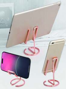 2/1 pezzi Supporto universale in metallo per telefono cellulare/iPad, supporto verticale, design minimalista portatile, installazione stabile sul tavolo, adatto per smartphone e tablet, supporto per una visione a mani libere, applicabile per ufficio, cucina, studio, supporto multifunzionale per esposizione, particolarmente adatto per utenti di casa office, studenti e professionisti.