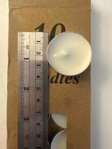 1件/套 欧洲创意水晶圆形耐热玻璃烛台，现代简约内置烛台，简约、时尚、优雅、氛围浓厚，适合搭配简约小蜡烛，日常休闲派对用品，白色蜡烛，婚礼和餐桌蜡烛，浪漫氛围蜡烛 - 無色 - 查看 6