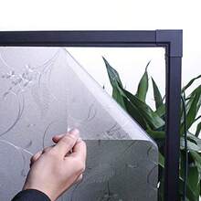 New Product Launch Static Cling NonAdhesive Window Film Frosted Glass Bathroom Door Decoration Privacy Covering 17.7x 78.7 - Pure - View 5