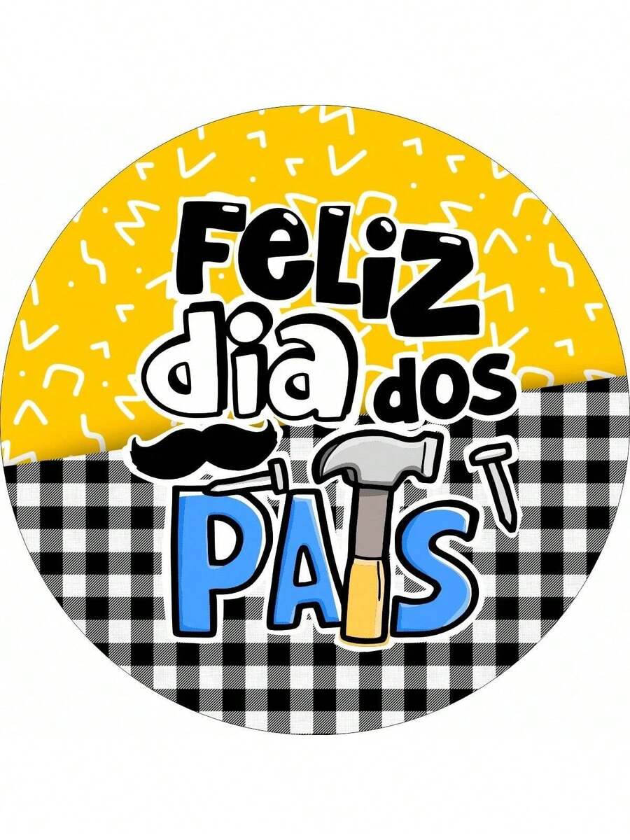 Round Party Panel With Elastic 1.50m Father's Day - PAI062 - View 1
