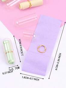 10/50/100pcs Transparent Mini Wish Capsules, Love Letter Capsules (Gift For Lover) - Multicolor - View 5