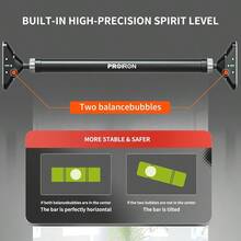 PROIRON Pull Up Bar For Doorway Strgth Training Chin Up Bar Without Screws Adjustable 72cm97cm Width Locking Mechanism For Home Gym Exercise Fitn With Level Meter Max Load Bearing 200kg YFHL3 - 72-97cm - View 9